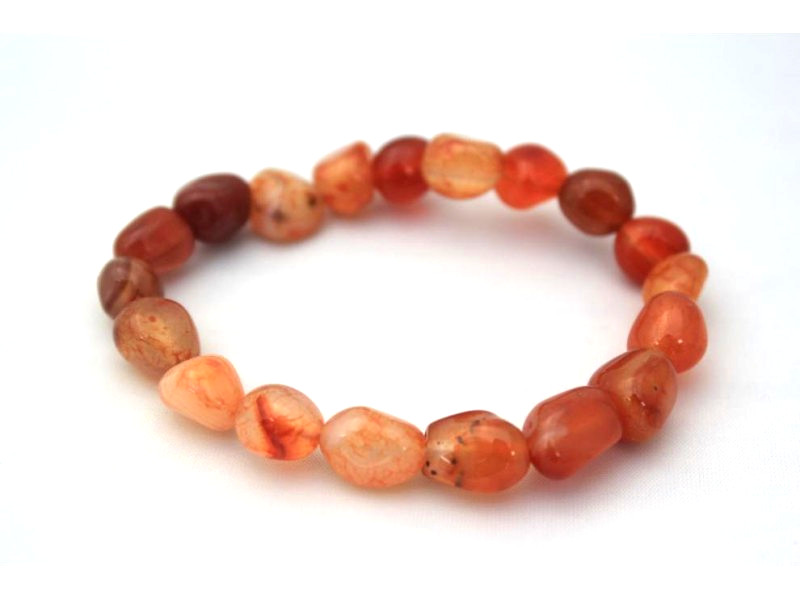 Adult Chunky  Carnelian Bracelet